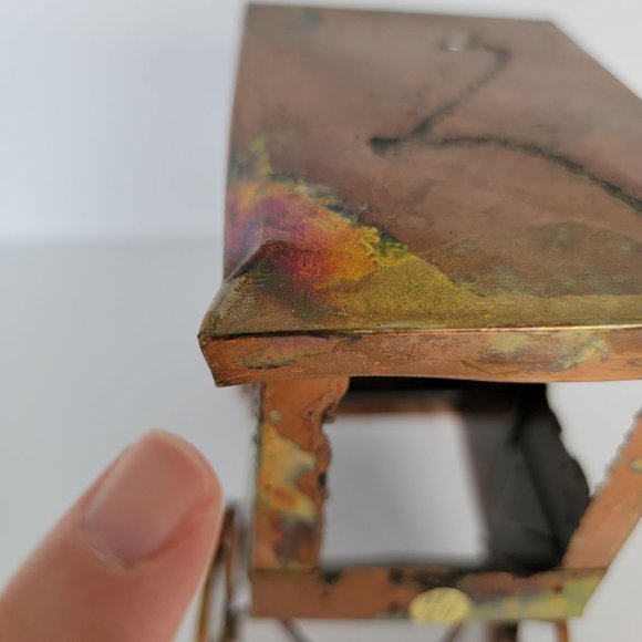 Vintage Brass Copper Model T Style Car Music Box - Picture 5 of 11